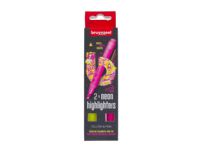 Bruynzeel Highlighter set | yellow and pink Hobby - Kunstartikler - Markører