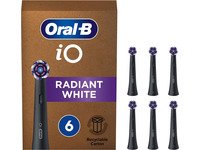 Oral-B iO Series Radiant White Tannbørstehoveder - Svart - 6-pakning Helse - Tannhelse - Tannbørstehoder