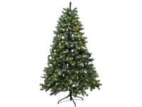 Juletræ kunstig PVC ASKE, Klasse B+, 100x48 cm m/LED NORDIC WINTER (780-130)