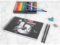 Bruynzeel Graphite pencil set | 2 HB graphite pencils + sharpener & eraser Hobby - Kunstartikler - Blyanter