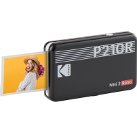 Kodak photo printer Mini 2 Plus Retro black Skrivere & Scannere - Blekk & fotoskrivere