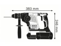 Bosch GBH 36 V-LI Plus Professional - Roterande hammare - 4 lägen - SDS-plus - 3.2 joule - 2 batterier - 36 V