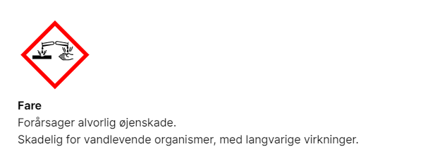 Faremærkning på G230524