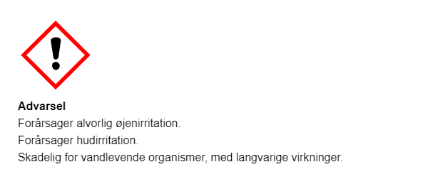 Faremærkning på G25024