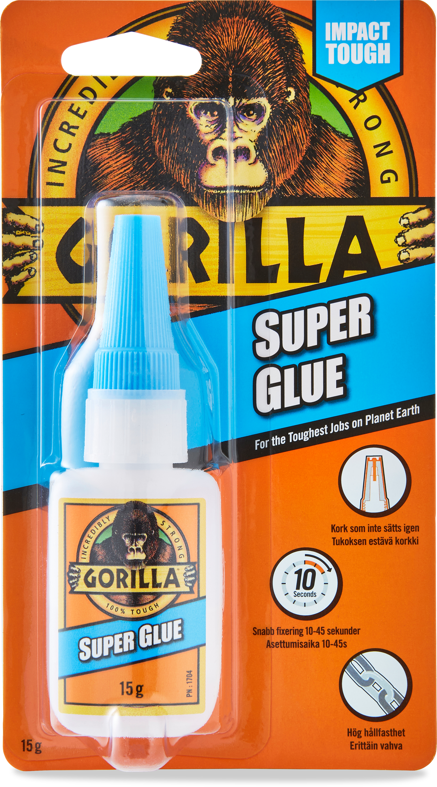 Trolley handikap th Gorilla Super Lim / Glue - 15 ml.