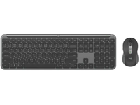 Bilde av Logitech Signature Slim Combo Mk950 - Tastatur- Og Mussett - Trådløs - Bluetooth 5.1 Le - Qwerty - Nordisk - Grafitt