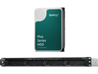 Bundle SYNOLOGY RS422+ + 4xHAT3300-4T Plus Series + Pre-installed drives PC-Komponenter - Harddisk og lagring - NAS