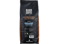 Espresso Black Coffee Roasters Organic Fairtrade 1000g - hele bønner Søtsaker og Sjokolade - Drikkevarer - Kaffe & Kaffebønner