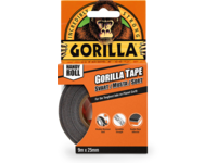 Produktfoto för Gorilla Tape Handy Roll - 25mm - Sort - 9 m.